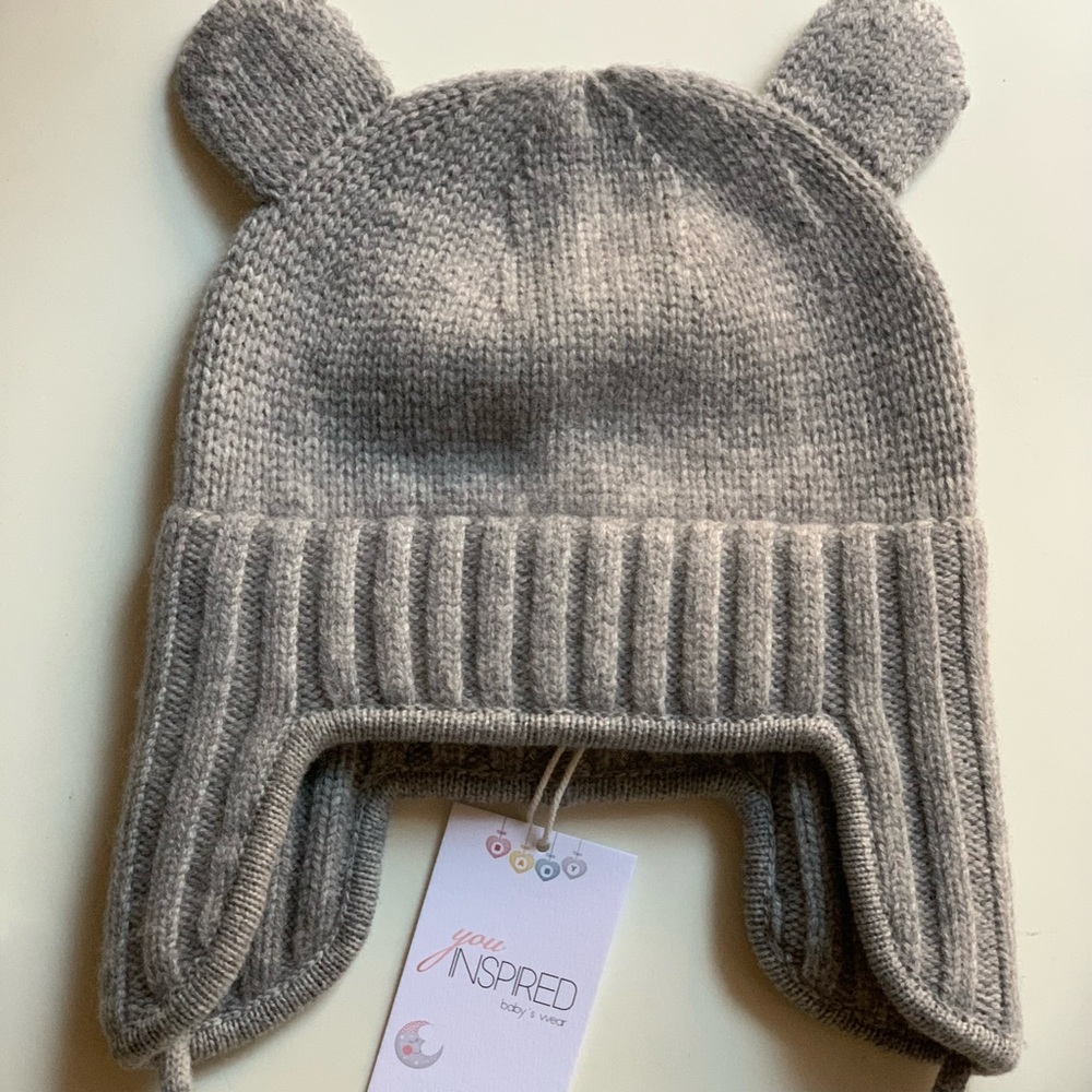 100% merino wool hat for boy girls toddlers, kids Organic wool. USA designed.